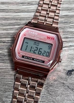 Наручний годинник casio a159w рожевий3 фото