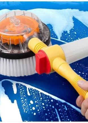 Обертова щітка насадка для шланга water blast cleaner roto brush3 фото