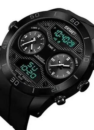 Военные мужские наручные часы зеленые skmei 1355bk | часы спортивные | gw-634 тактические часы