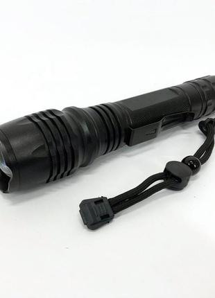 Фонарик тактический аккумуляторный ручной bailong bl-p08-p50, водонепроницаемый фонарик, ka-654 яркий фонарик8 фото