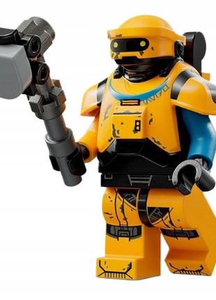 Лего фігурка зоряні війни/star wars — лего мініфігурка дроїд-навантажувач ned-b