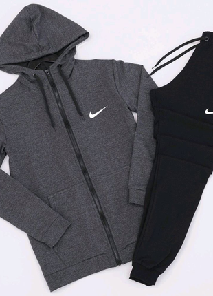 Костюм Updtempo nike кофта графит + штаны чорные
