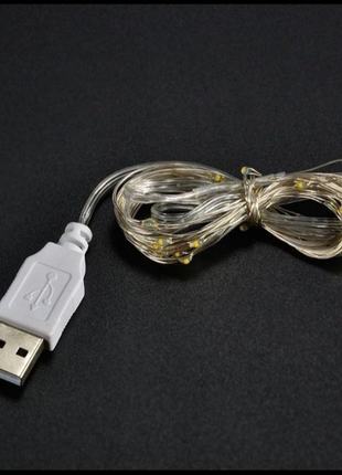 Гірлянда роса крапля роси на батарейках usb гірлянда роса крапля10 фото