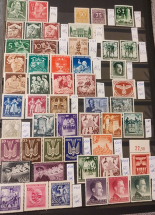 Поштові марки германии третий рейх.2 фото