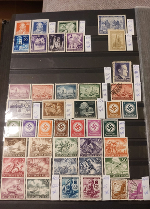 Поштові марки германии третий рейх.5 фото