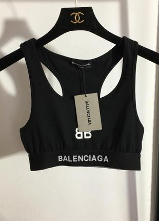 Женский купальник balenciaga раздельный в черном цвете lux качество5 фото