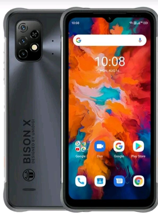 Новый! защищённый смартфон umidigi bison x10 4/64, nfc, ip68