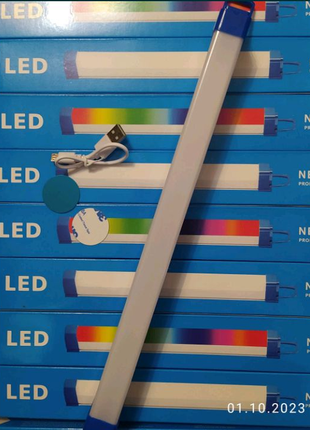 Аккумуляторная настольная led лампа