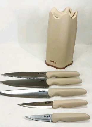 Набір ножів універсальний кухонний magio mg-1090