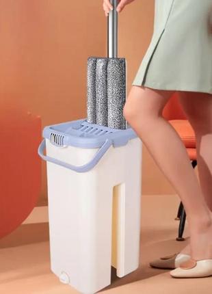 Швабра з автоматичним віджиманням 5 л hand free cleaning mop 2 в