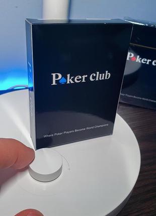 Карты для покера poker club пластиковые, игральные (не bicycle)2 фото