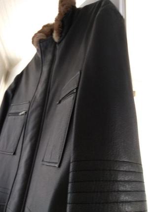 Італійська шкіряна куртка verri 50p.3 фото