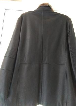 Італійська шкіряна куртка verri 50p.5 фото