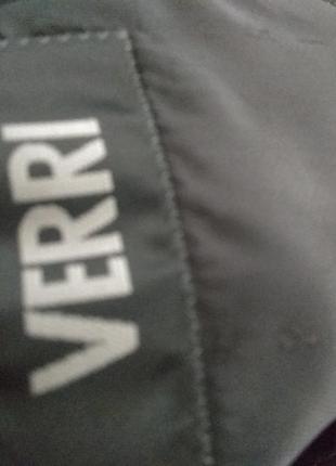 Італійська шкіряна куртка verri 50p.8 фото