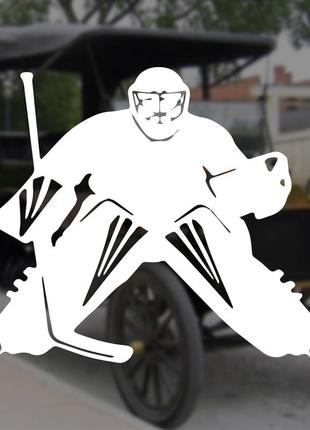 Наклейка на авто/мото на стекло/кузов "баскетбол...спортсмен...cтикер" белый цвет