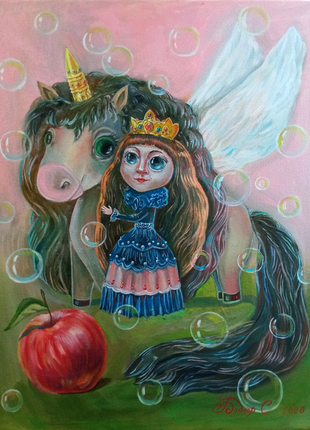 Картина маслом "принцеса" сергій боднар