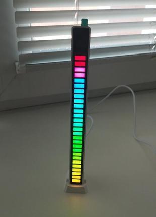 Музичний світильник rgb звукове керування.3 фото