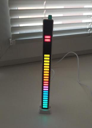 Музичний світильник rgb звукове керування.4 фото