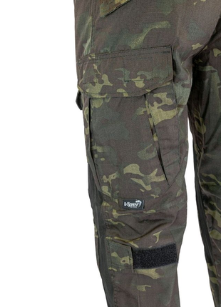 Штани штаны с наколенниками тактические темный мультикам6 фото