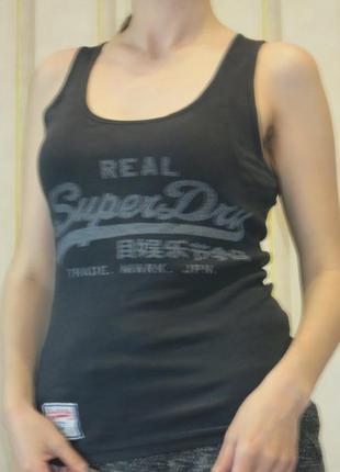 Майка в рубчик super dry