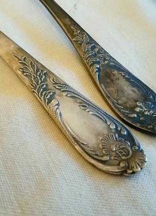 Набір мельхіорових ложок та виделок зіш мнц