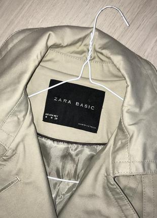 Базовый тренч плащ zara