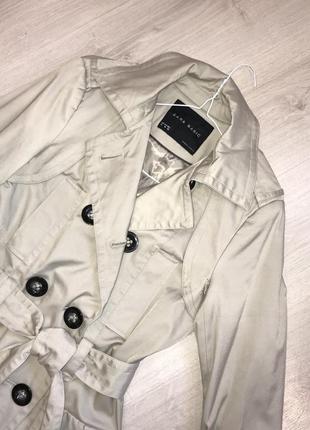Базовый тренч плащ zara