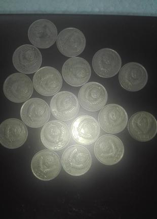 Колекція монет срср 10 копійок17 фото