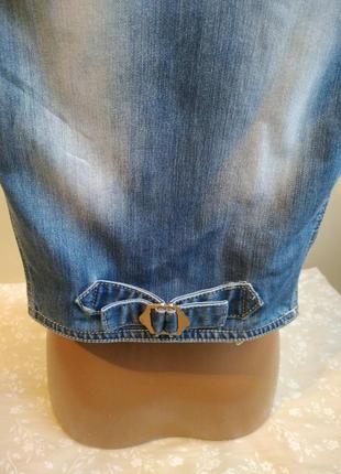 Джинсовая жилетка от vavell jeans франция5 фото