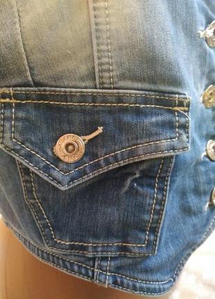 Джинсовая жилетка от vavell jeans франция6 фото