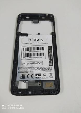 Рамка дисплея для телефона bravis s500