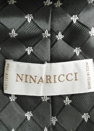 Шовкова краватка галстук шелк nina ricci2 фото