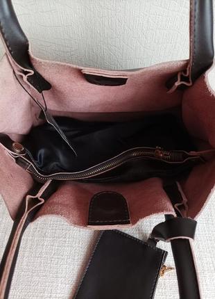 Шикарна сумочка fidelitti натуральна шкіра5 фото