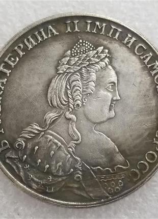 Сувенір монета рідкісна рубель 1789 року срібні монети катерини 2