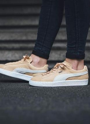 Замшевые кроссовки puma suede