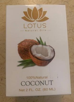 Кокосова олія. tng lotus coconut oil. 60ml1 фото
