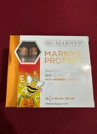 Marnys protect. марніс протект 10x10ml. маточне молочко, прополіс1 фото