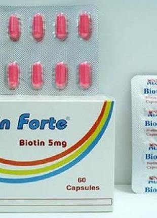 Біотин форте 5 мг biotin forte