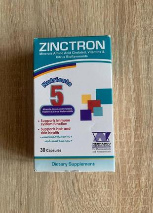 Zinctron цинктрон. 30 капсул