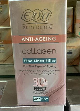 Єва крем-філер з колагеном eva skin clinic fine lines filler 30+