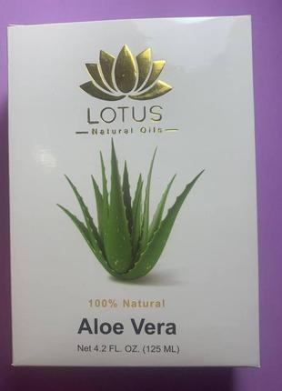 Lotus aloe vera oil. олія алое вера. 125ml1 фото