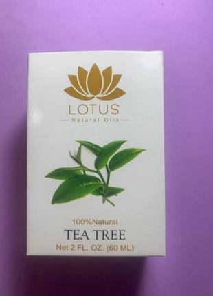 Lotus tea tree oil. олія чайного дерева. 60ml