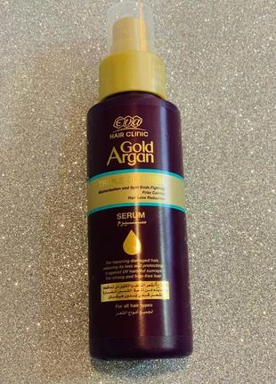 Eva hair clinic. gold argan serum. золота арганова сироватка 90ml1 фото