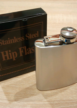 Фляга кишенькова 180мл.для міцних напоїв.подарункова.