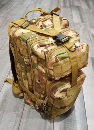 Рюкзак камуфляжний тактичний мультикам 30 л. універсальний.1 фото