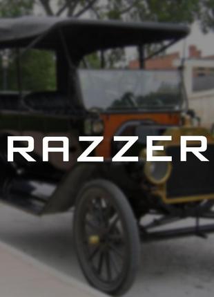 Наклейка на авто/мото на стекло/кузов "brazzers...бразерс...взрослых стикер" белый цвет