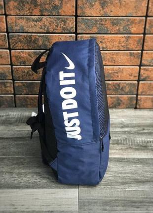 Новий рюкзак nike міський стиль синього кольору3 фото