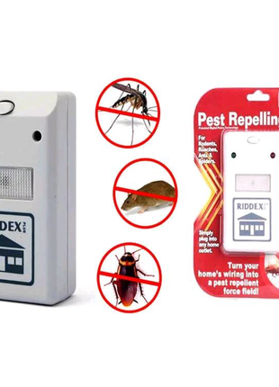 Відлякувач тарганів, гризунів і комах riddex pest repellin