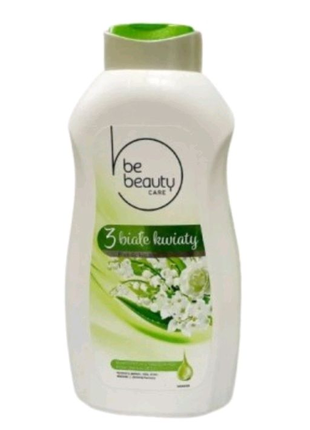 Гель для душу beauty 3-ри білі квітки, 1300 ml