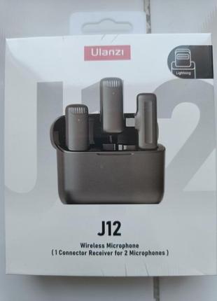 Мікрофонна радіосистема ulanzi j12 lightning/type c (black)